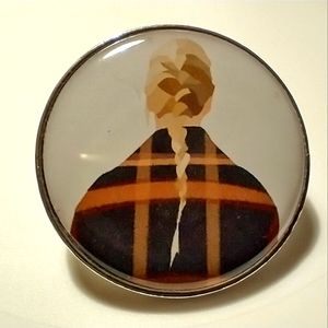 🧁 3/$30 Taylor Swift Evermore Braid Pin NEW